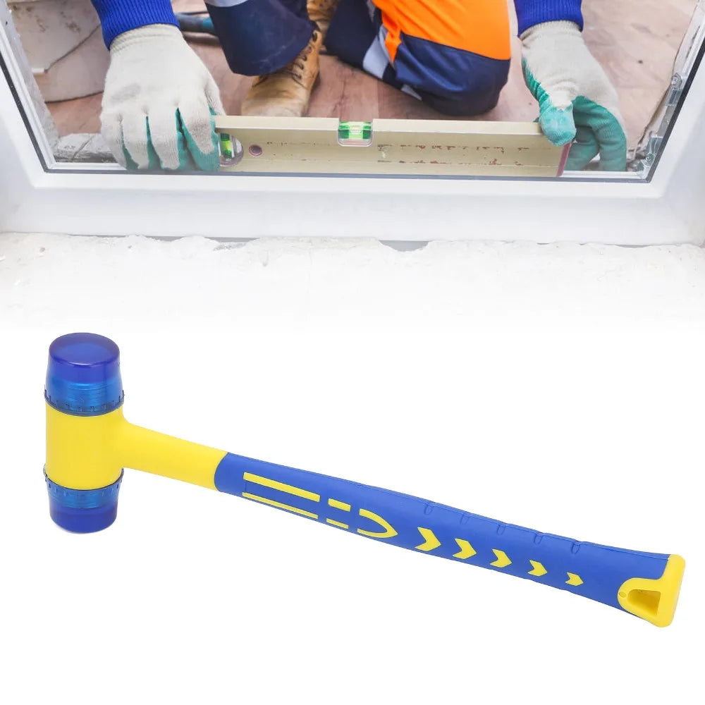 Rubber Mallet Double-Sided Anti-Slip Shockproof Hammer Tool