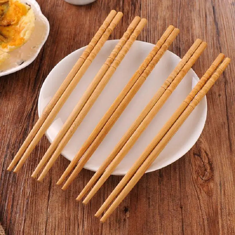 Reusable Bamboo Chopsticks – 10 or 50 Pairs | Eco-Friendly Bamboo Chopsticks Nixie