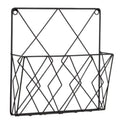 Metal Wall-Mounted Magazine Holder & Storage Rack | Iron