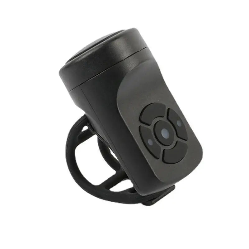 BUCKLOS 120dB Electric Bike Horn USB Rechargeable MTB Bell Electric Bike Horn Nixie Bike Horn Black