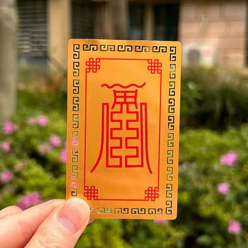 2027 Tai Sui Feng Shui Gold Talisman Card – Wealth & Protection Feng Shui Talisman Nixie