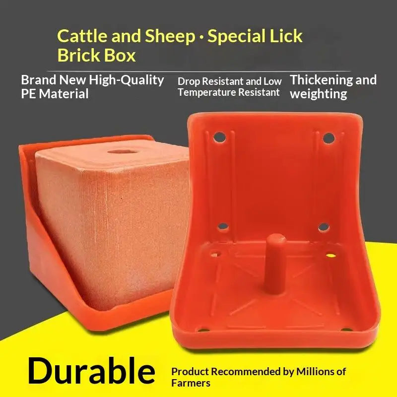 Livestock Salt Block Holder for Cattle, Horse, Goat & Sheep