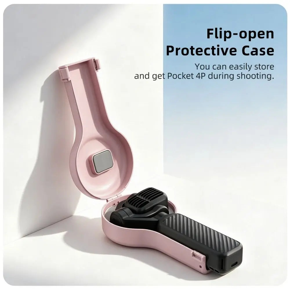 DJI Osmo Pocket 4P Protective Case with Lens Filter Slots