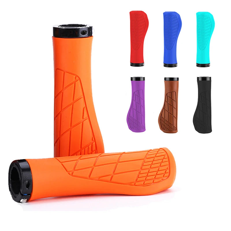 MTB Lock-On Bicycle Handlebar Grips – Anti-Slip Ergonomic Bicycle Handlebar Grips Nixie