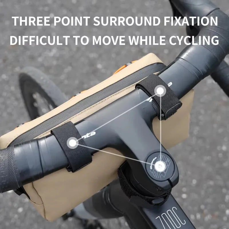ESLNF Bike Handlebar Bag Waterproof Reflective Cycling Front Bag Handlebar Cycling Bag Nixie