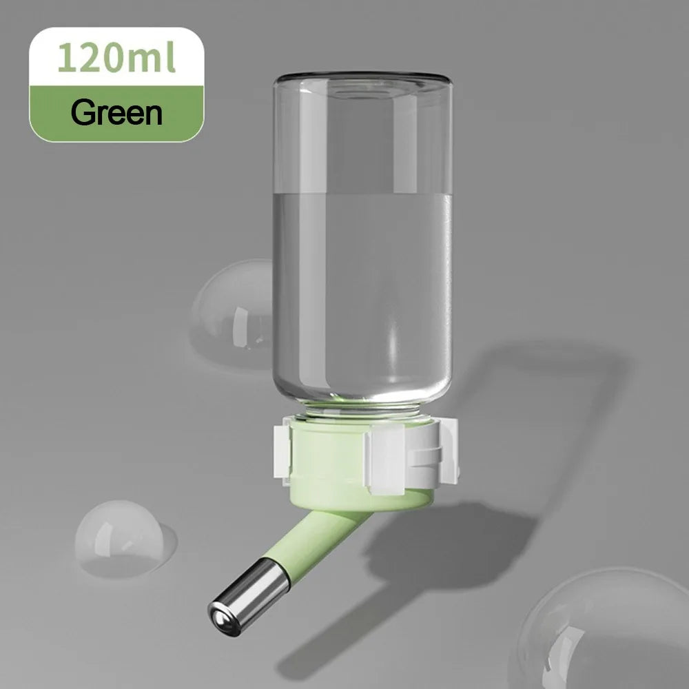 Leakproof Hamster Water Bottle – Hanging Cage Dispenser Pet Water Bottle Nixie 120ml-green