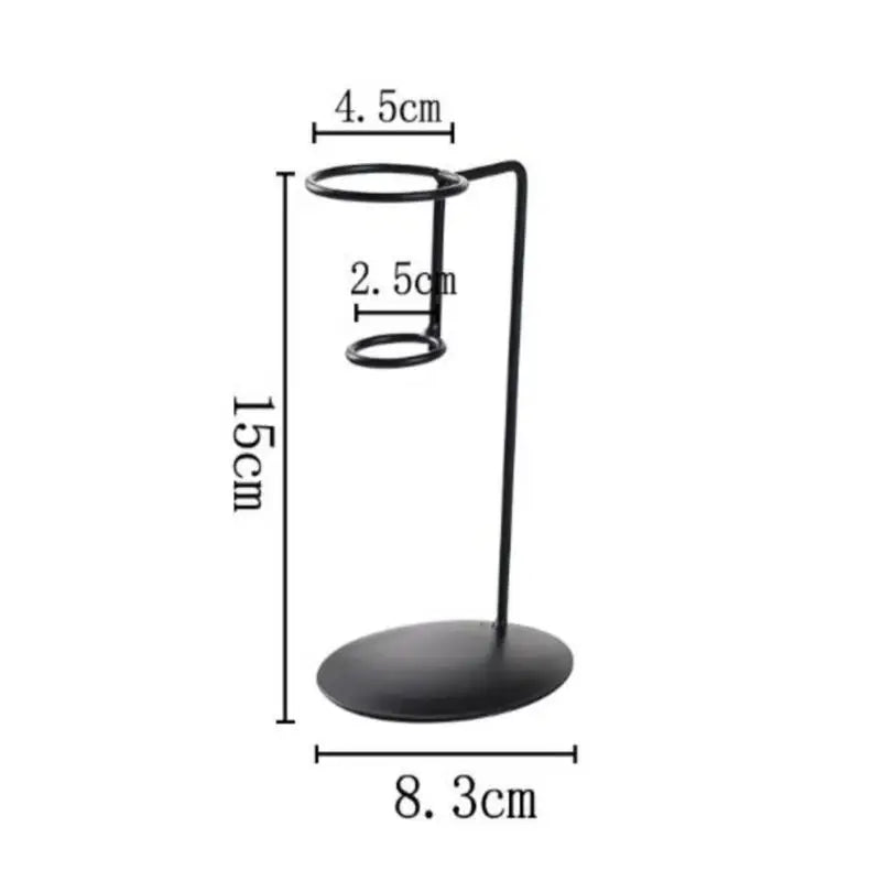 Ice Cream Cone Holder Display Stand | Party & Event Organizer Cone Display Stand Nixie Black