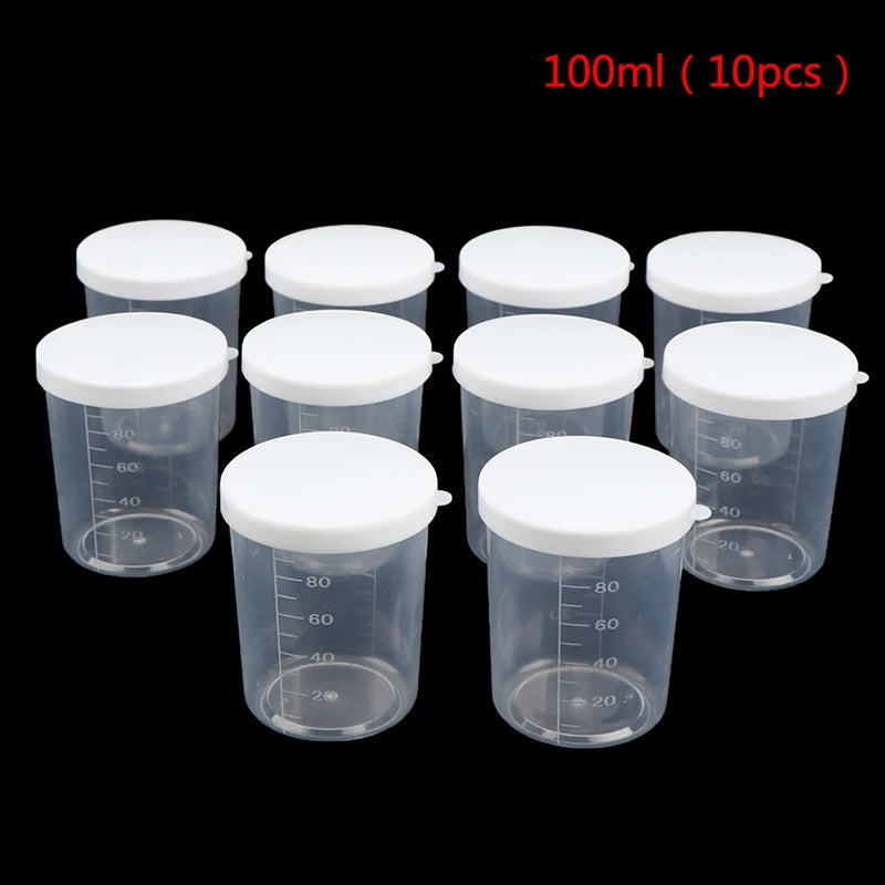 Automotive Paint Measuring Cup with Lid – 385ML to 2300ML Paint Measuring Cup Nixie 100ML