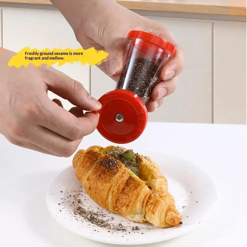 Manual Sesame Grinder Mill – Salt & Pepper Crusher Tool