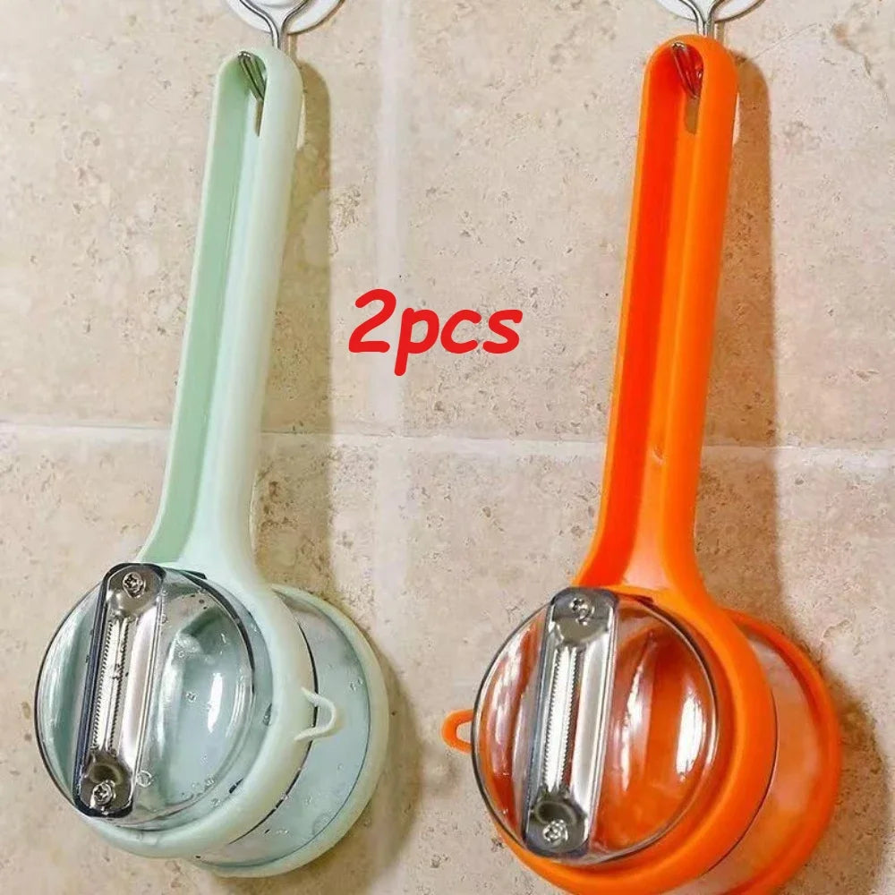 Double-Sided Stainless Steel Vegetable Peeler with Storage Case Vegetable Peeler Nixie Combo model 2pcs