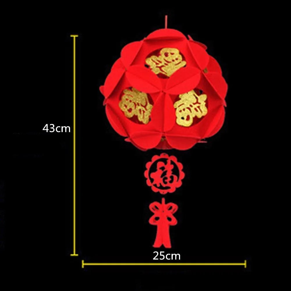 Red Chinese Hanging Lantern – Festive New Year Décor
