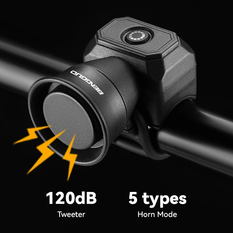 Waterproof Electronic Bike Horn | USB or Battery Powered Bell Electronic Bike Horn Nixie