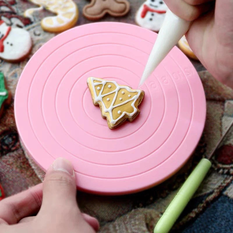 Mini Fondant Cake Turntable Rotating Anti-Skid Stand | Nixie Cake Decorating Stand Nixie