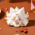 Nine Tailed Fox Resin Figurine – Hand-Painted Desk Ornament Resin Figurine Nixie A3