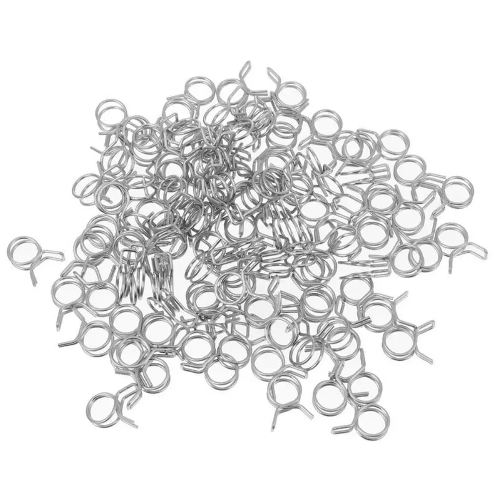 10Pcs Stainless Steel Spring Hose Clamps 5mm–30mm Assortment Kit Spring Hose Clamps Nixie