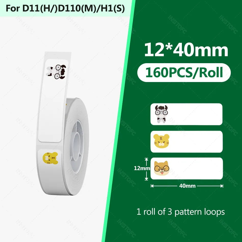 Niimbot D11 D110 D101 Self-Adhesive Label Paper Roll