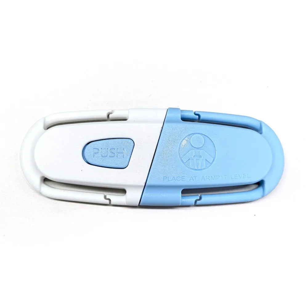Child Car Seat Chest Harness Clip – Adjustable Safety Belt Car Seat Accessory Nixie Blue White