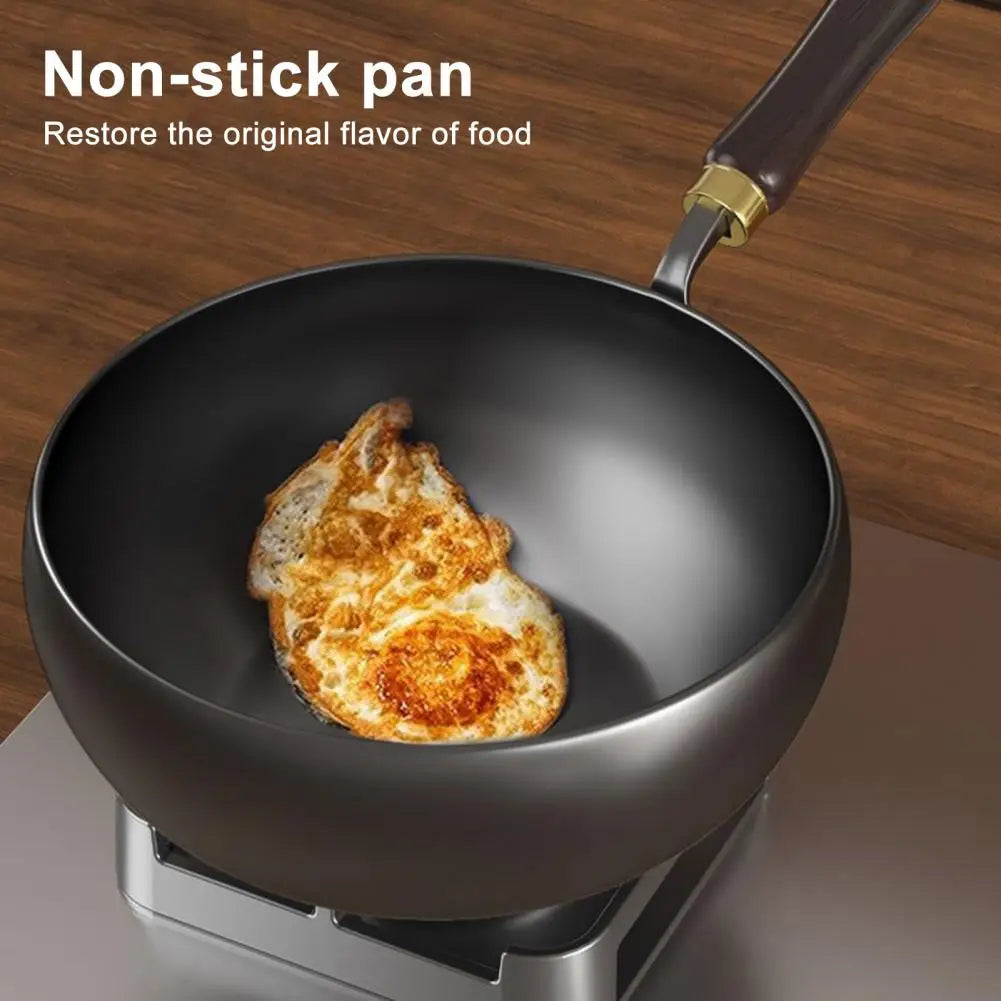 Cast Iron Wok with Lid & Spatula 24/28cm – Induction Ready