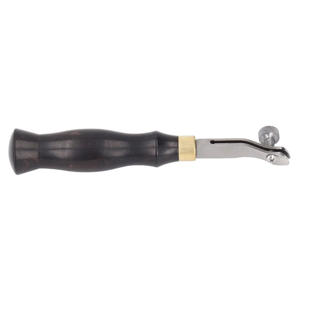 0.5mm Adjustable Leather Edge Beveler – Wood & Steel Trimmer Leather Crafting Tool Nixie