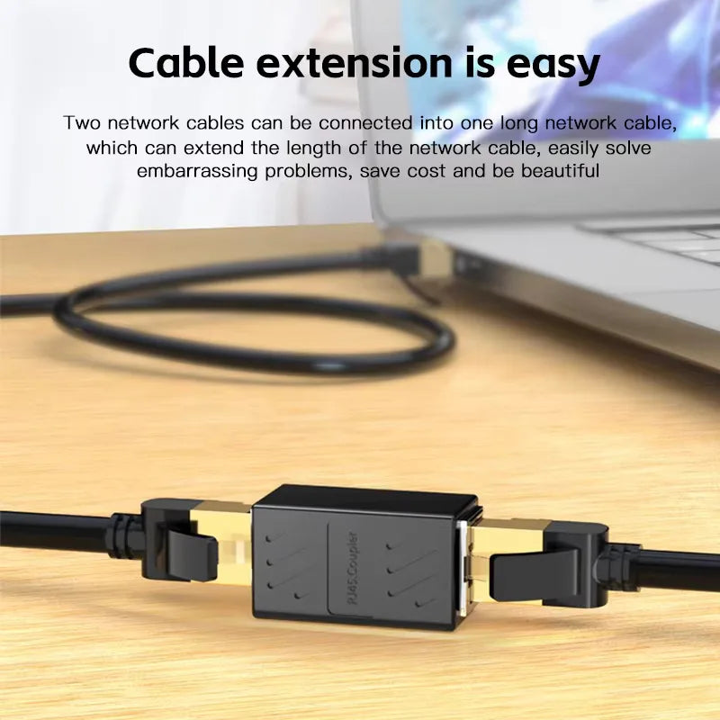RJ45 Coupler Cat6 Cat5e Ethernet Extender Adapter 1000Mbps Ethernet Coupler Adapter Nixie