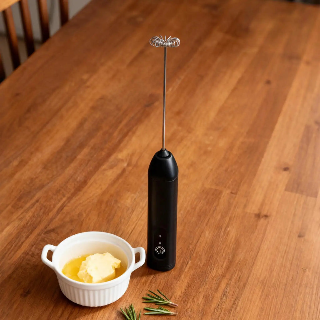 USB Rechargeable Handheld Electric Milk Frother Wand Milk Frother Wand Nixie