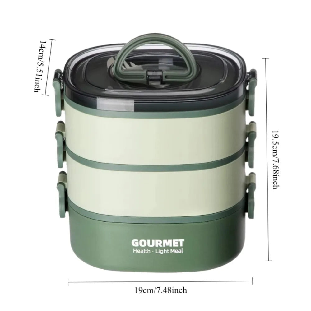 Multi-Layer Lunch Box Large Capacity Microwave Safe Container