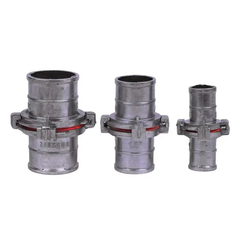 Aluminum Snap Coupling Hose Connector with Clamps | 1"–2" Hose Snap Connector Nixie