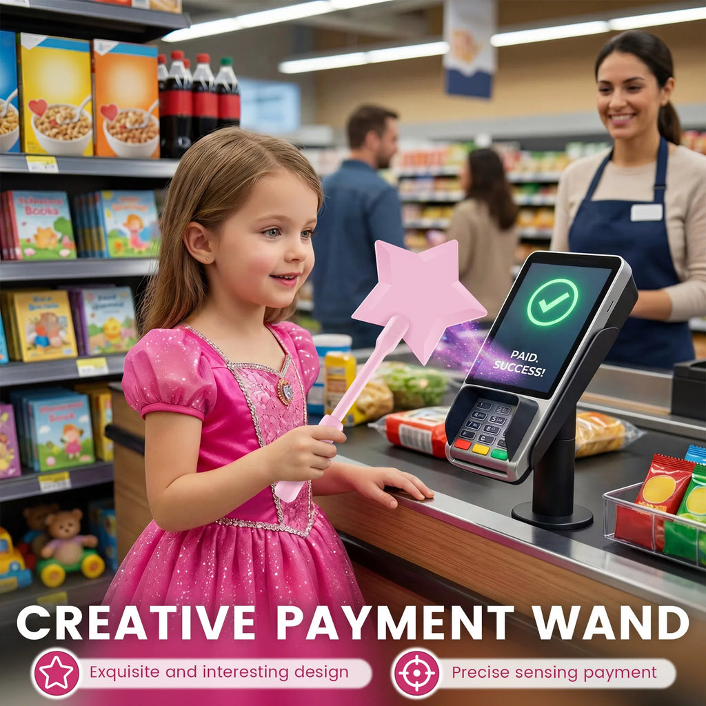 3D Printed Magic Card Wand – Tap to Pay Card Holder Card Holder Wand Nixie
