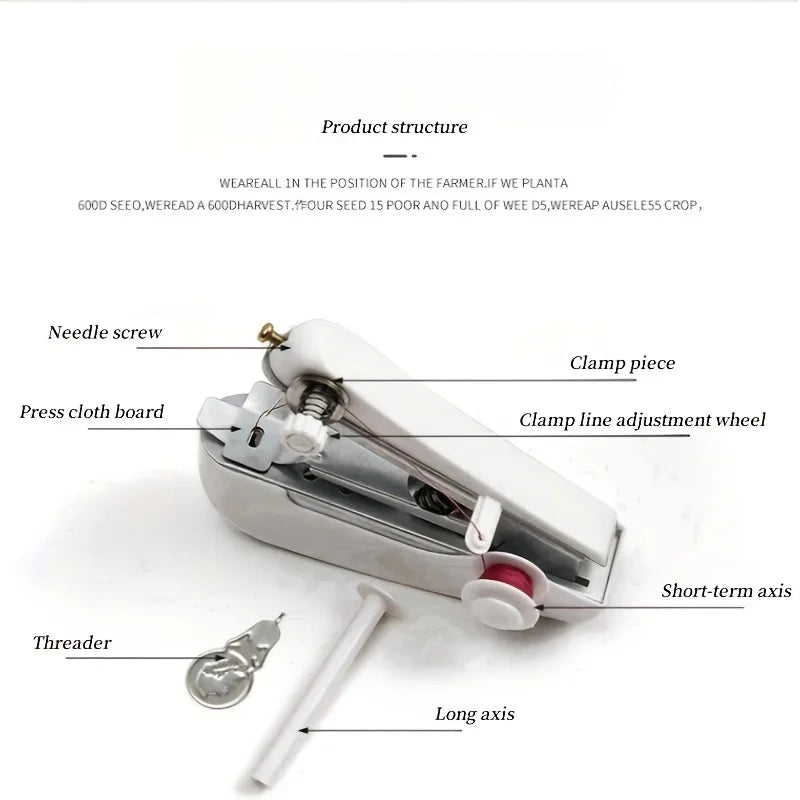 Portable Mini Manual Sewing Machine & Travel Sewing Kit Mini Sewing Machine Nixie