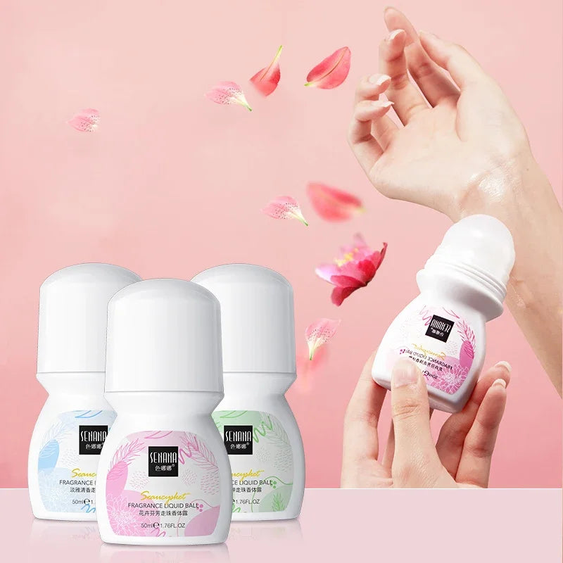 SanFree Roll-On Deodorant Ball Body Lotion 50ml | Stay Fresh Roll-On Deodorant Nixie