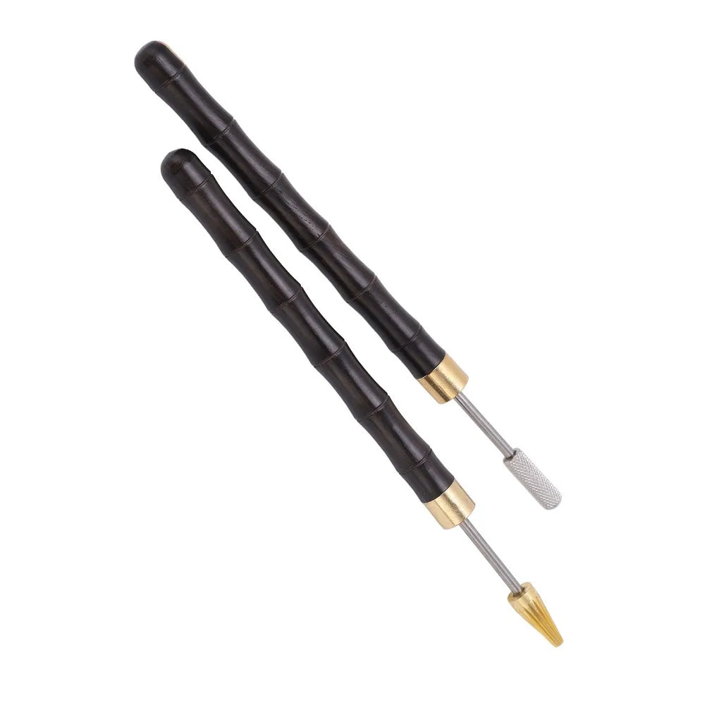 2pcs Leather Edge Dye Pen Set – Stainless Steel Roller Applicator Leather Edge Tool Nixie