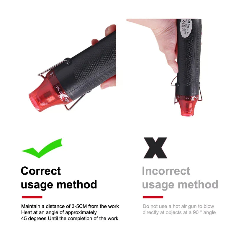 220V 300W Mini Hot Air Gun DIY Craft Tool with Stand Hot Air Gun Nixie
