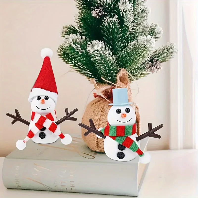 11-Piece DIY Snowman Craft Kit – Christmas Clay Ornament DIY Craft Kit Nixie