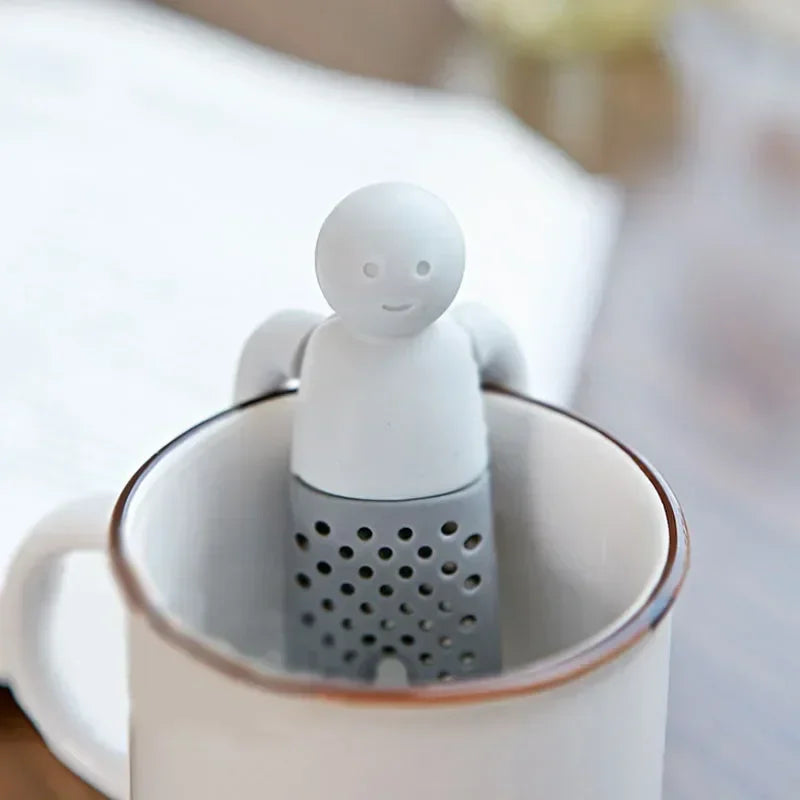 Mr. Tea Man Silicone Tea Infuser – BPA-Free Loose Leaf Filter
