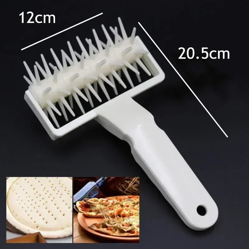 Pizza Dough Rolling Pin & Pastry Embossing Set – 3 Sizes