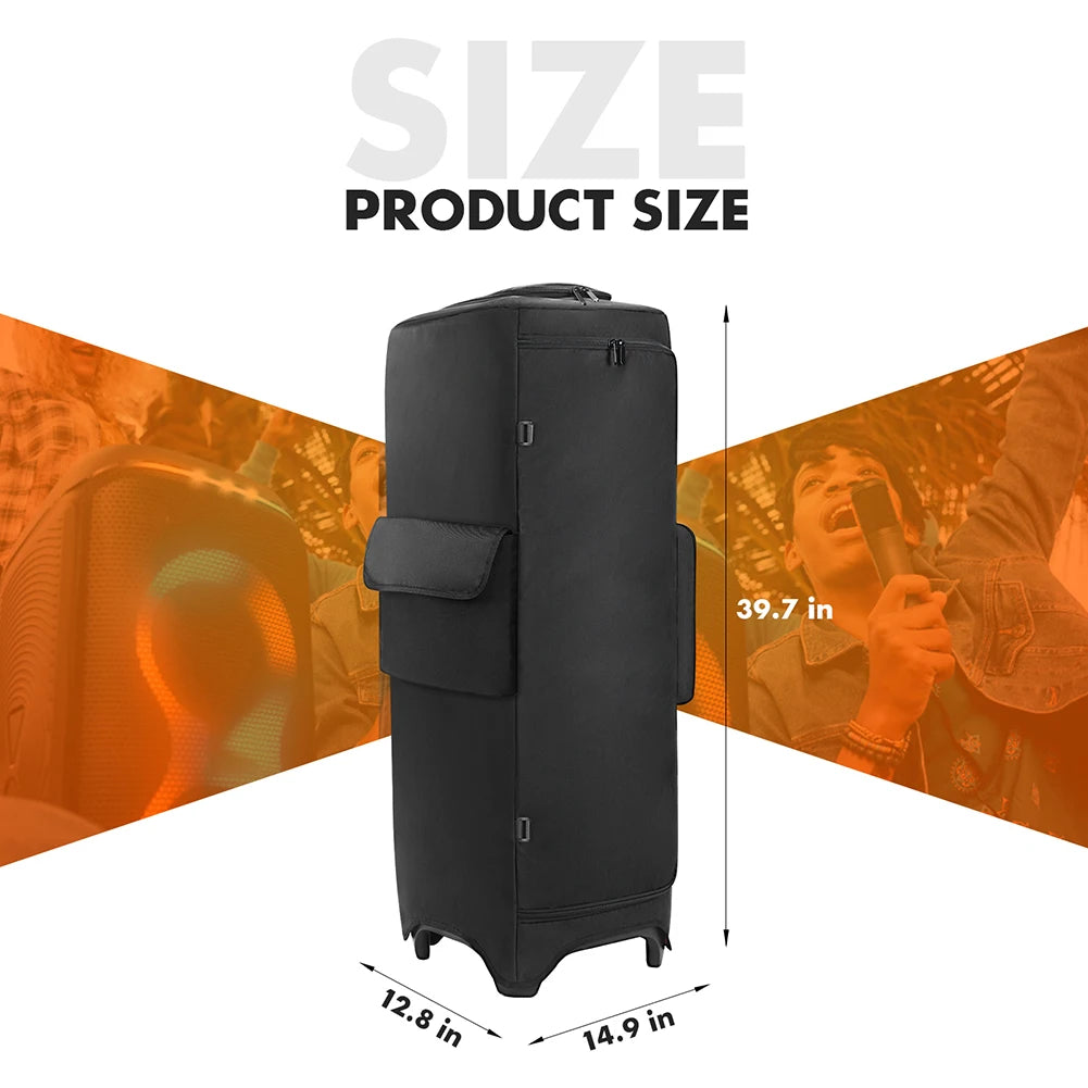 Speaker Carry Bag with Mic Pockets for JBL PartyBox 310/320 Speaker Carry Bag Nixie For PARTYBOX 1000