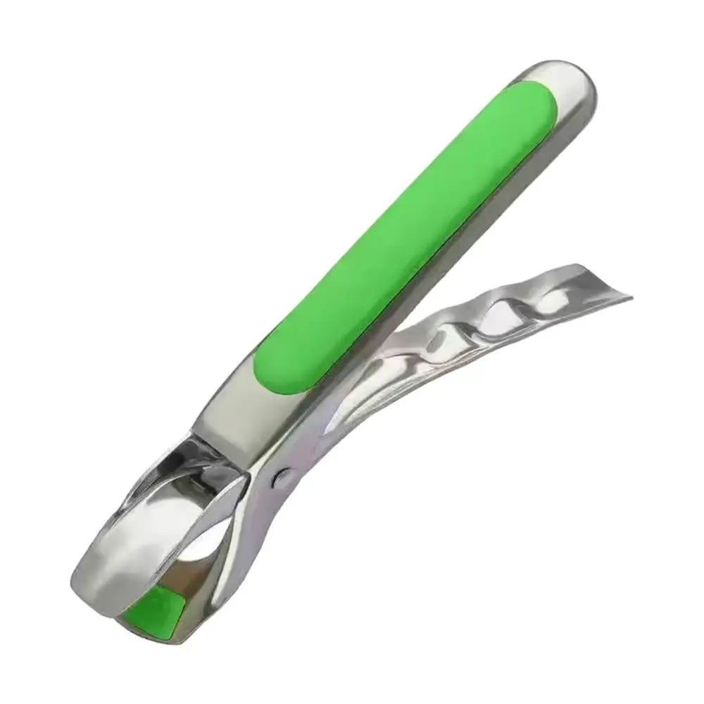 Stainless Steel Anti-Scald Bowl & Plate Clamp Holder Kitchen Plate Clamp Nixie green