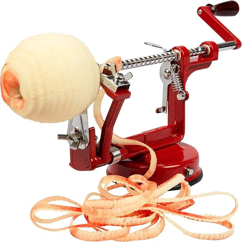 3-in-1 Hand Crank Apple Peeler Corer Slicer – Stainless Steel Fruit Peeler Corer Nixie