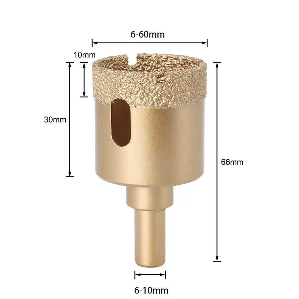 Diamond Core Drill Bit Hole Saw – Tile, Marble & Granite Diamond Core Drill Bit Nixie