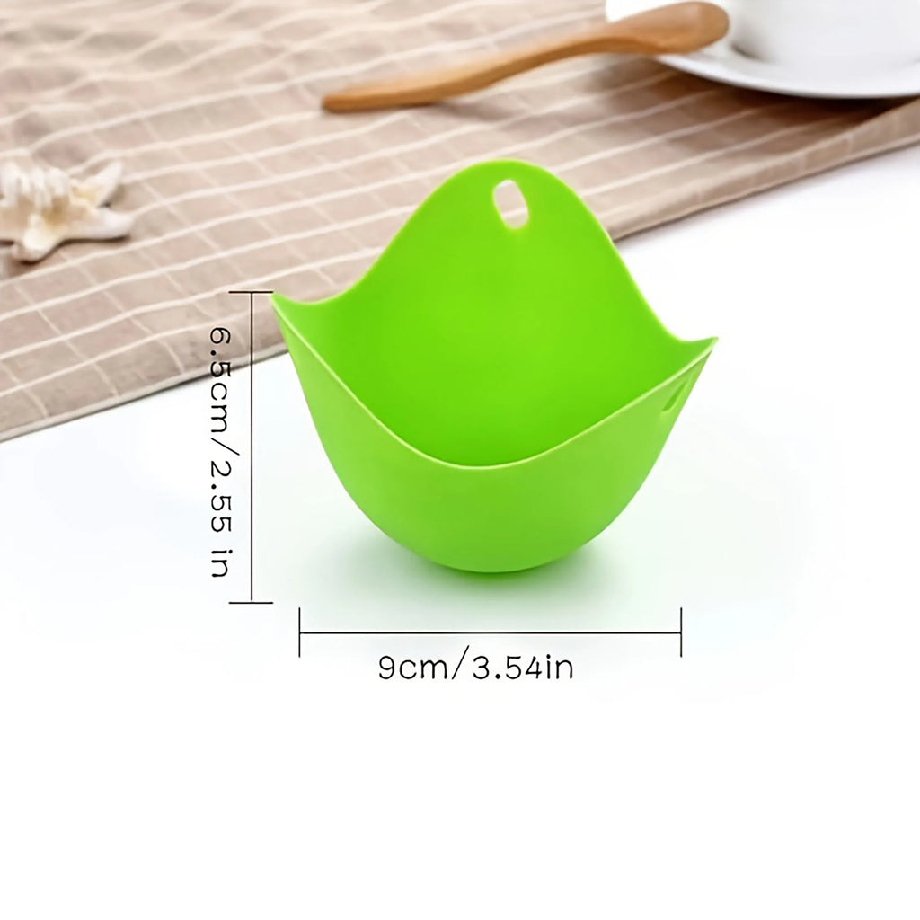 Silicone Egg Poacher Cups – Microwave, Air Fryer & Stovetop Egg Poacher Cups Nixie