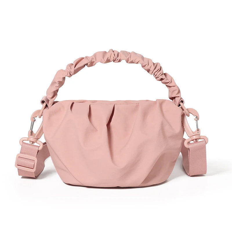 Korean Nylon Crossbody Bag – Pleated Unisex Shoulder Bag Crossbody Shoulder Bag Nixie