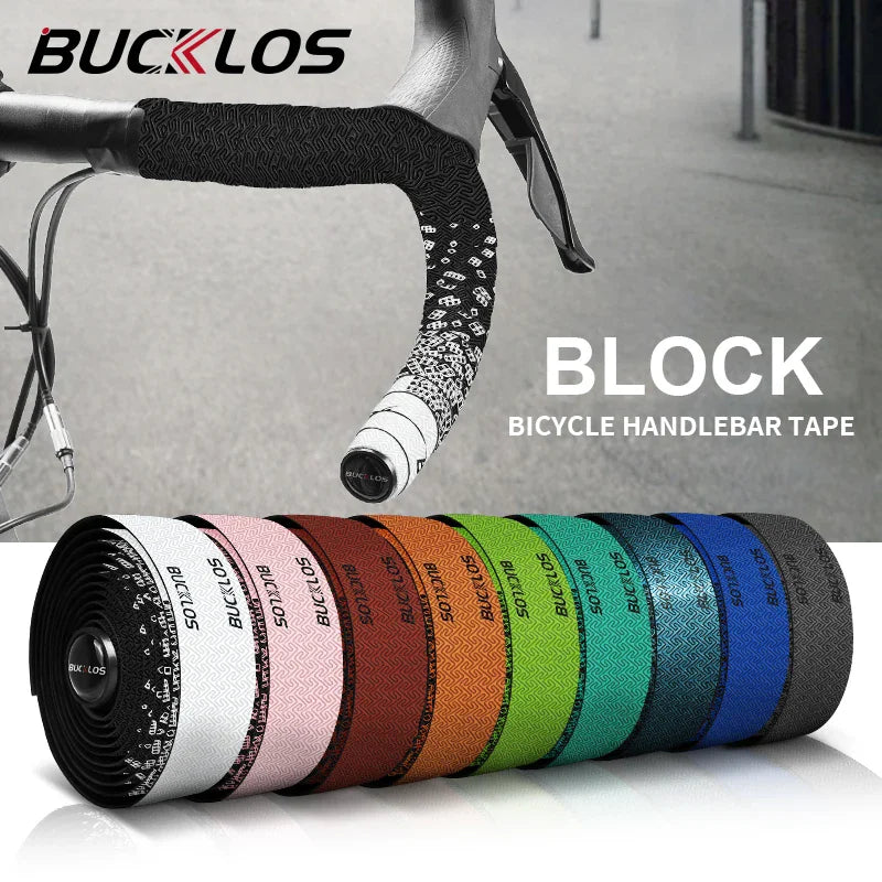 BUCKLOS Road Bike Handlebar Tape – Anti-Slip PU+EVA Bar Tape Bicycle Handlebar Tape Nixie