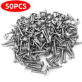 M4.2 Self-Tapping Screws 410 Stainless Steel Hex Head – 50-100pk Sheet Metal Screws Nixie M4.2 50Pcs 4.2X25MM