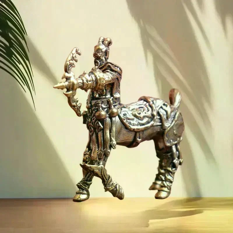 Brass Centaur Sagittarius Ornament | Mythological Desk Décor Decorative Figurine Nixie