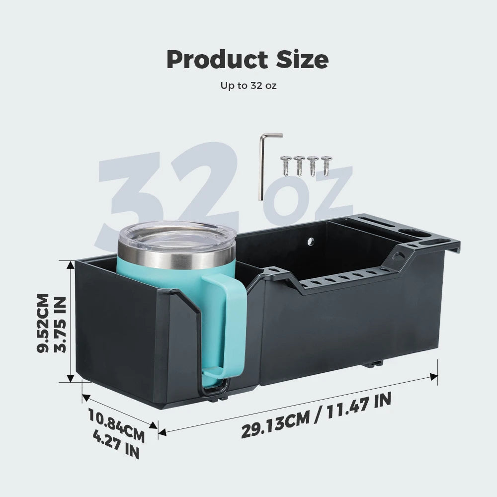 Marine Boat Cup Holder & Storage Caddy Organizer | Universal Marine Caddy Organizer Nixie