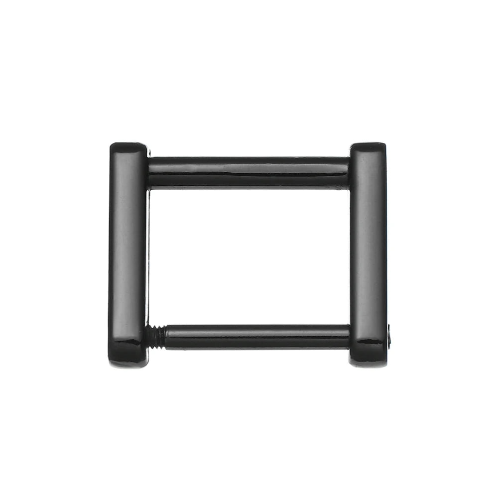 Metal Rectangle Ring Buckle – DIY Bag Strap Belt Loop Connector Bag Hardware Buckle Nixie Black 25mm