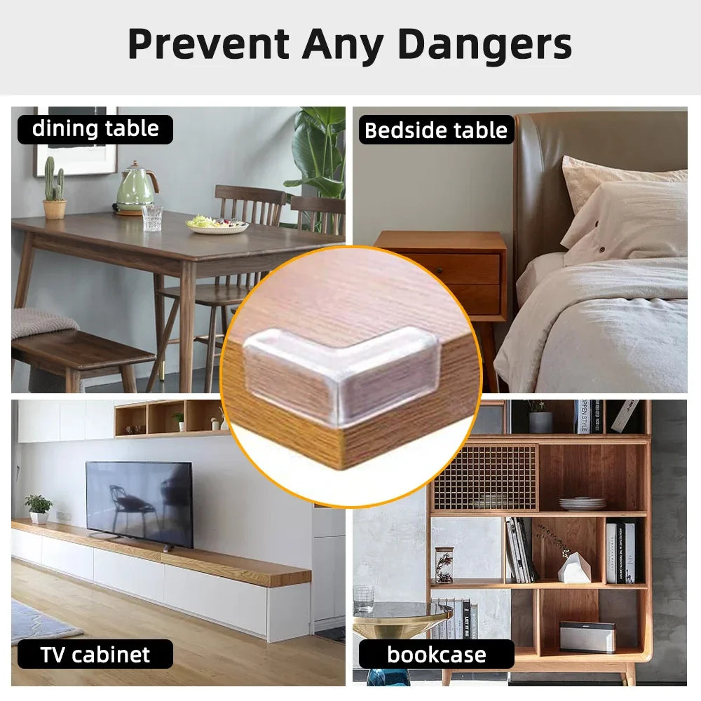 Baby Corner Guards – Clear PVC Table Edge & Corner Protectors Baby Corner Guards Nixie