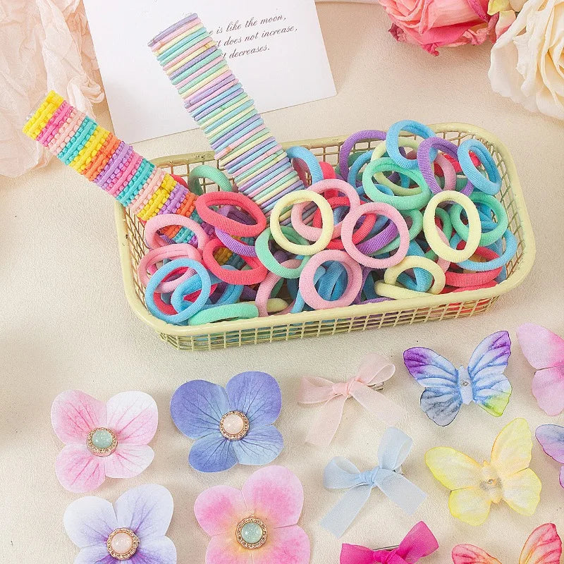 135-Piece Girls Hair Accessories – Bow Clips & Hairbands Set Kids Hair Accessories Nixie