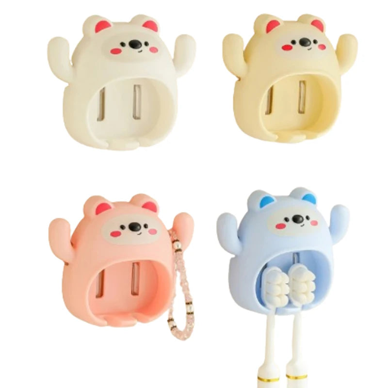 Funny Animal Toothbrush Holder – Kids Wall Suction Cup Toothbrush Holder Nixie