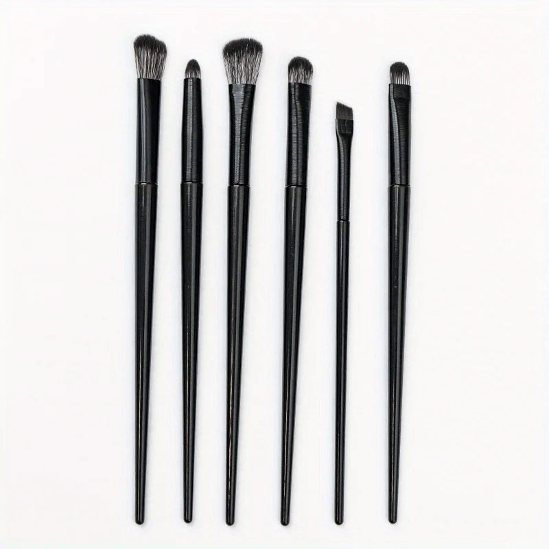 Nixie 6Pcs Eyeshadow Blending Brush Set – Soft Smudge Brushes
